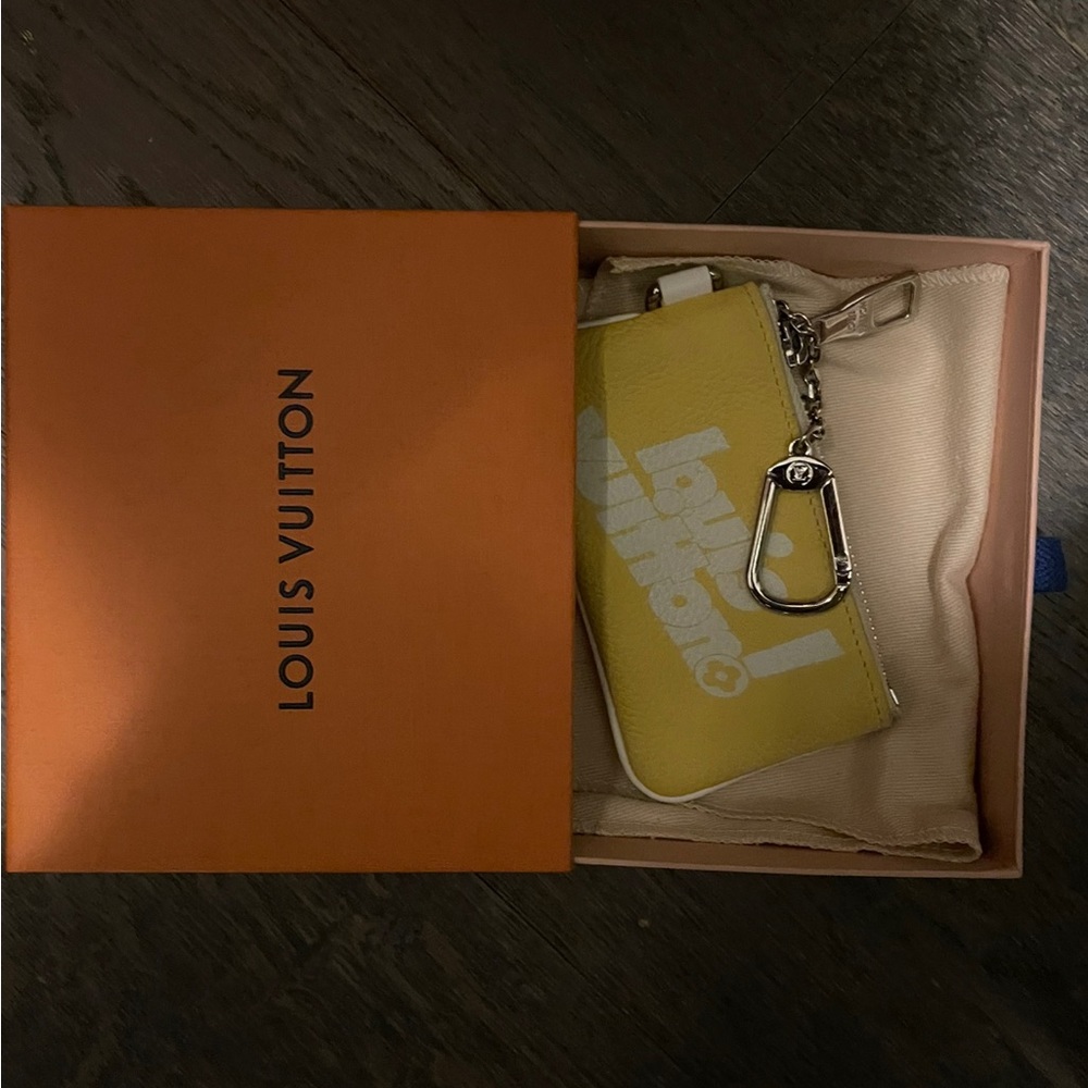 Louis Vuitton Yellow Chain Wallet